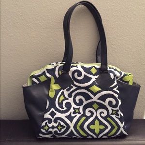 Large Weekender Carry-on Peacock Bird Profile Ambesonne Peacock Gym Bag